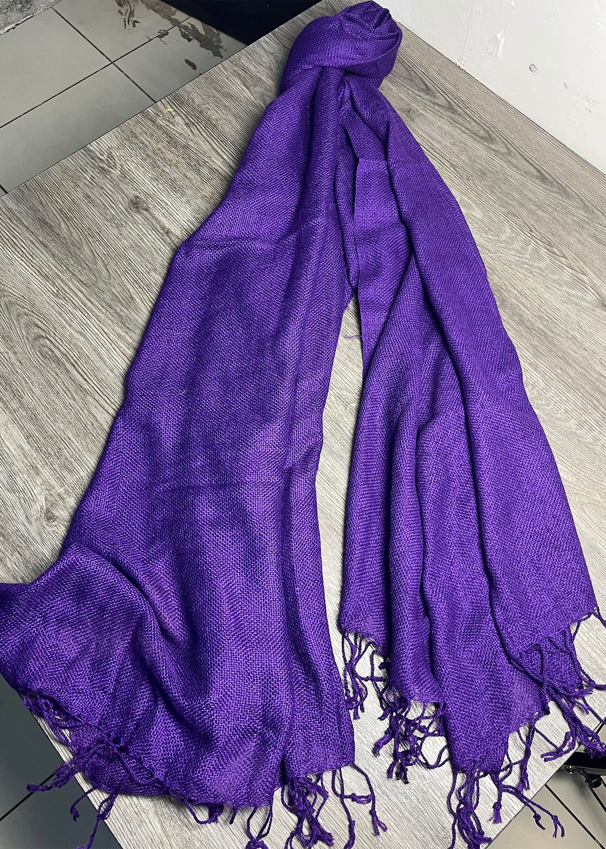 Deep Royal Purple Shawl