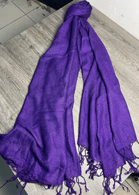 Deep Royal Purple Shawl