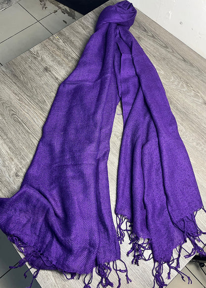Deep Royal Purple Shawl