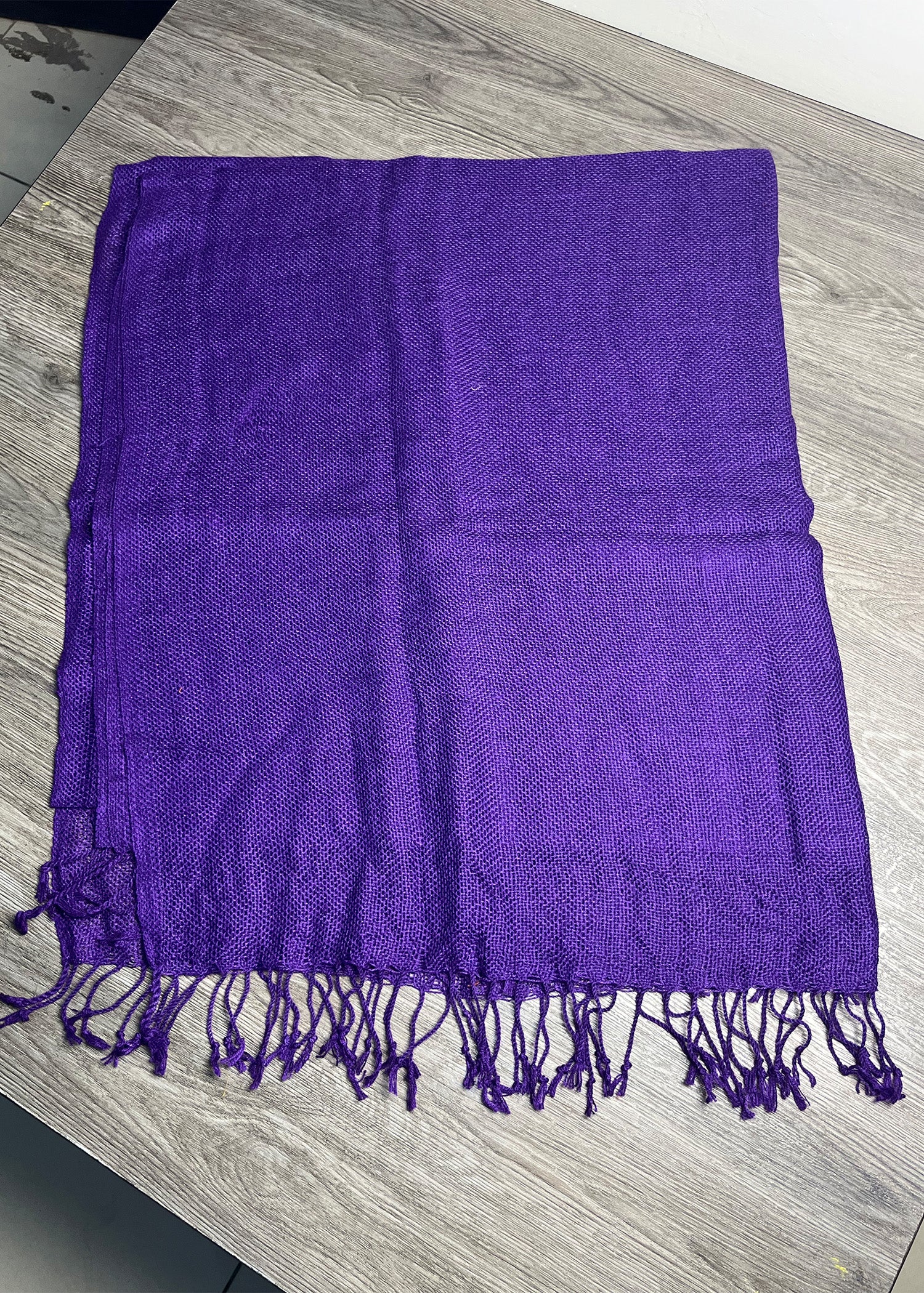 Deep Royal Purple Shawl