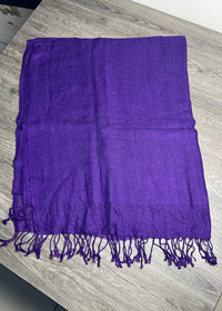 Deep Royal Purple Shawl