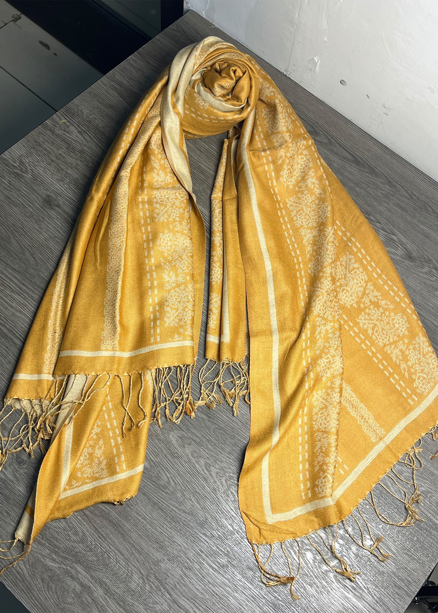 Golden Mustard Shawl