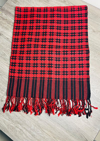 Fiery Red Shawl