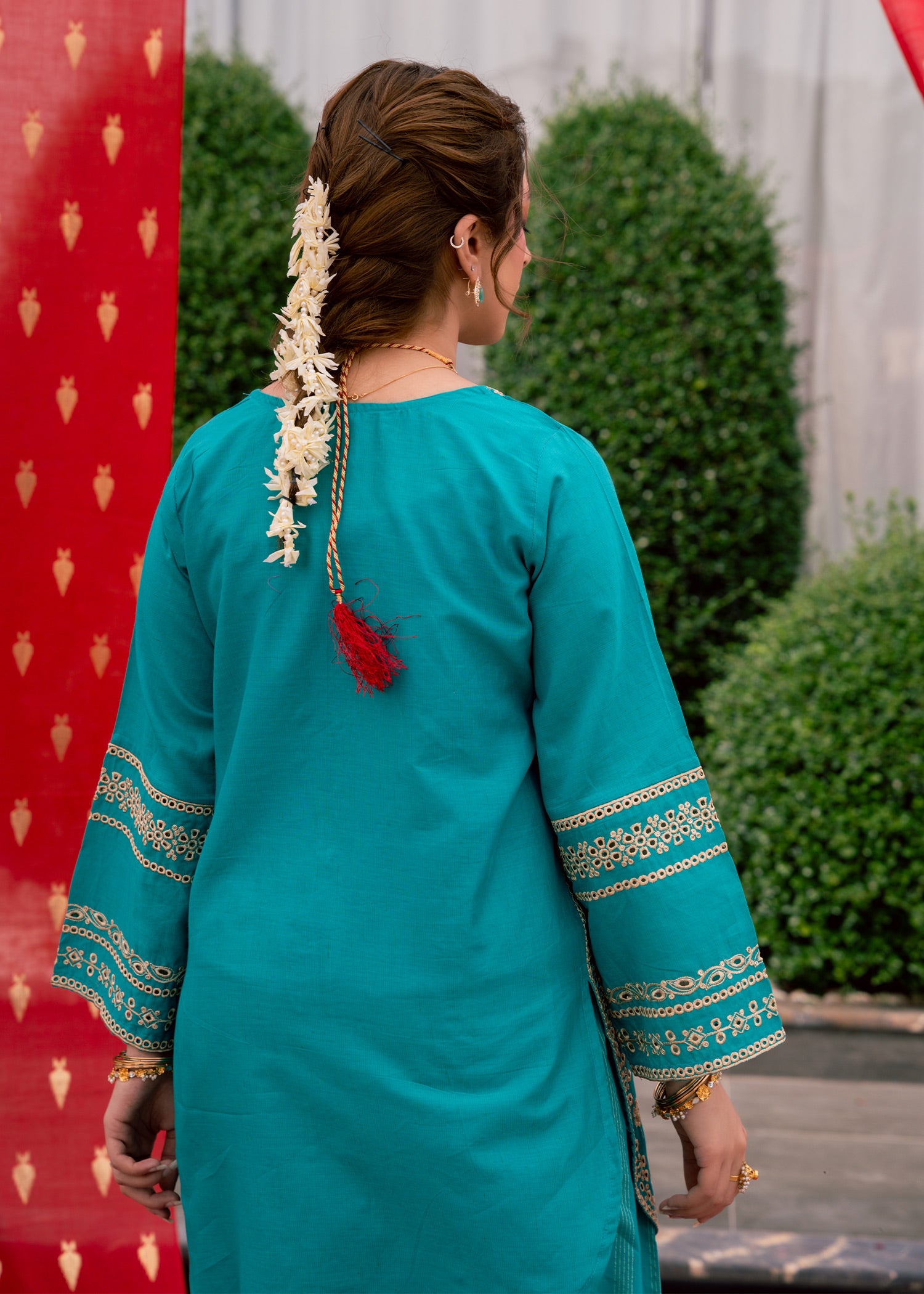 Zehra Teal – Embroidered Premium Lawn Two-Piece
