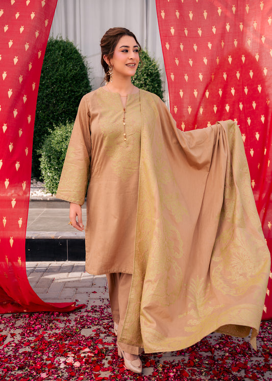 Skin Glow Jacquard 3 Piece