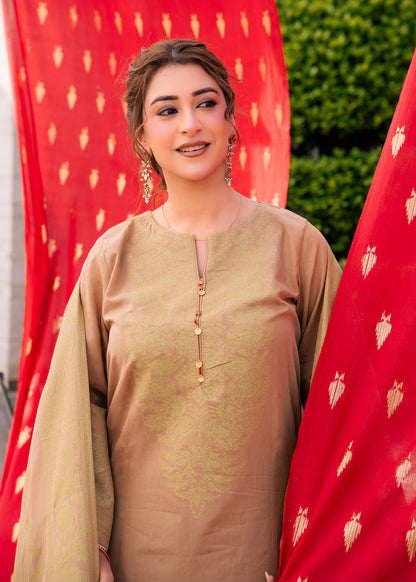 Skin Glow Jacquard 3 Piece
