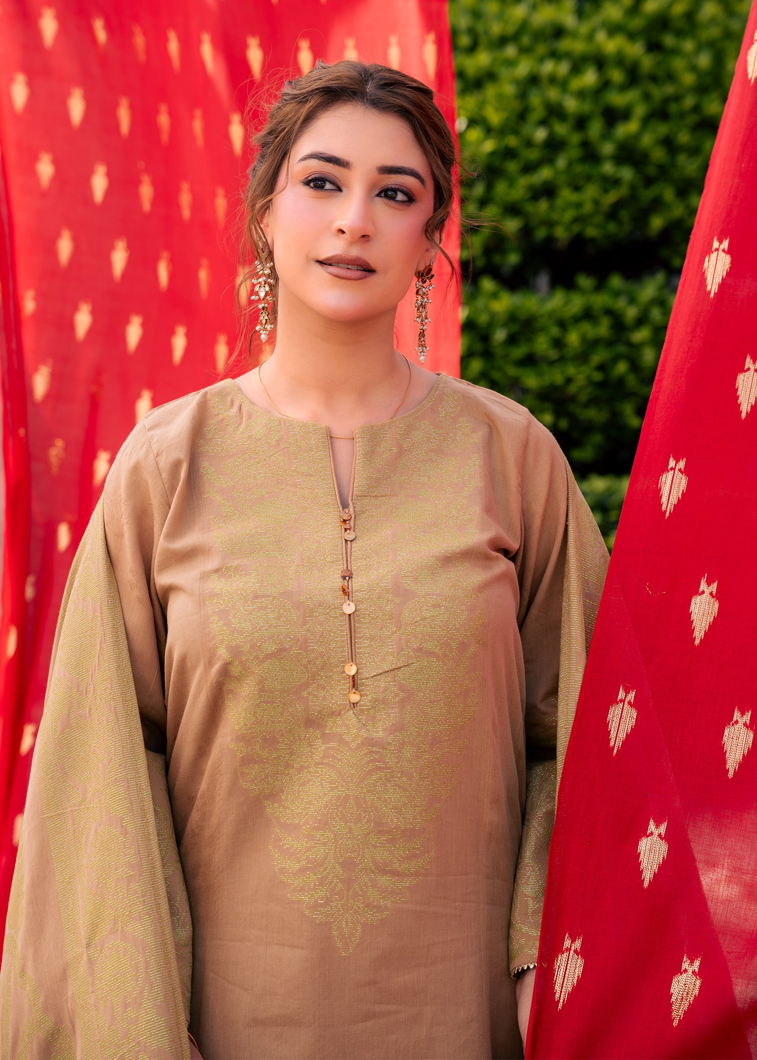 Skin Glow Jacquard 3 Piece