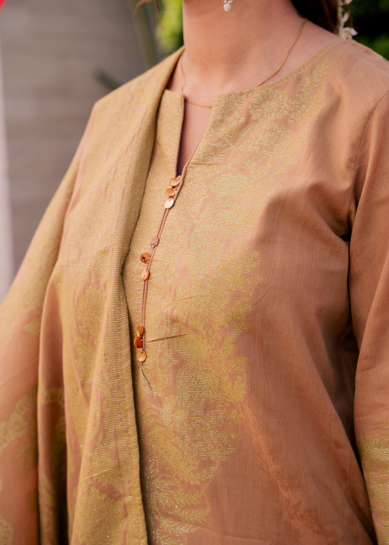 Skin Glow Jacquard 3 Piece