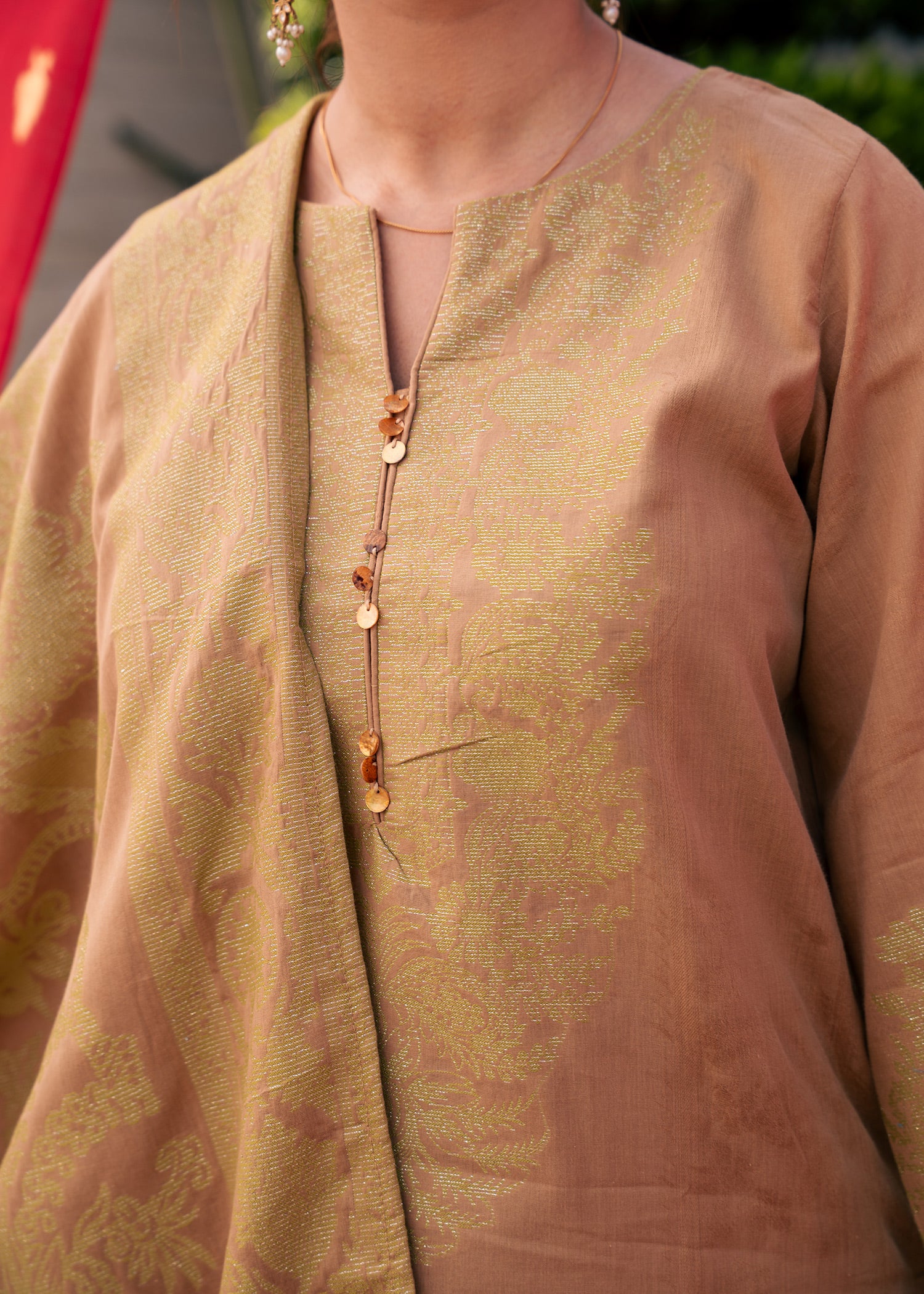 Skin Glow Jacquard 3 Piece