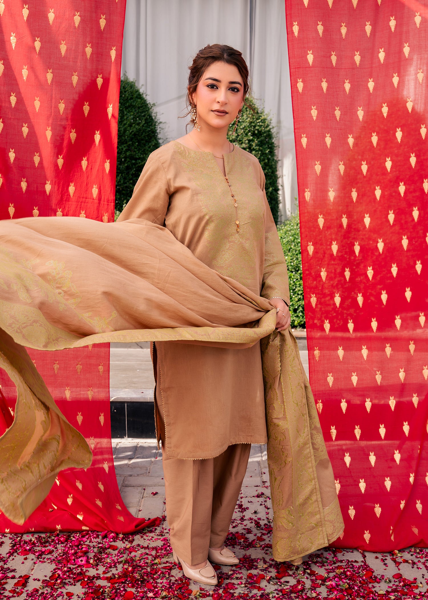 Skin Glow Jacquard 3 Piece