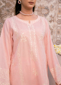 Blush Serenity Pink-Embroidered Lawn Two-Piece