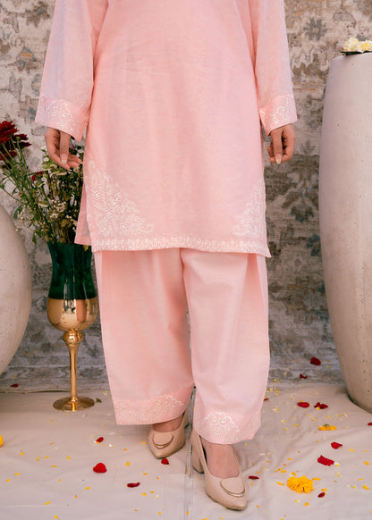 Blush Serenity – Embroidered Lawn Two-Piece