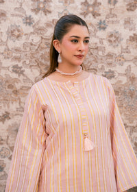 Blush Noor – Striped Jacquard Three-Piece