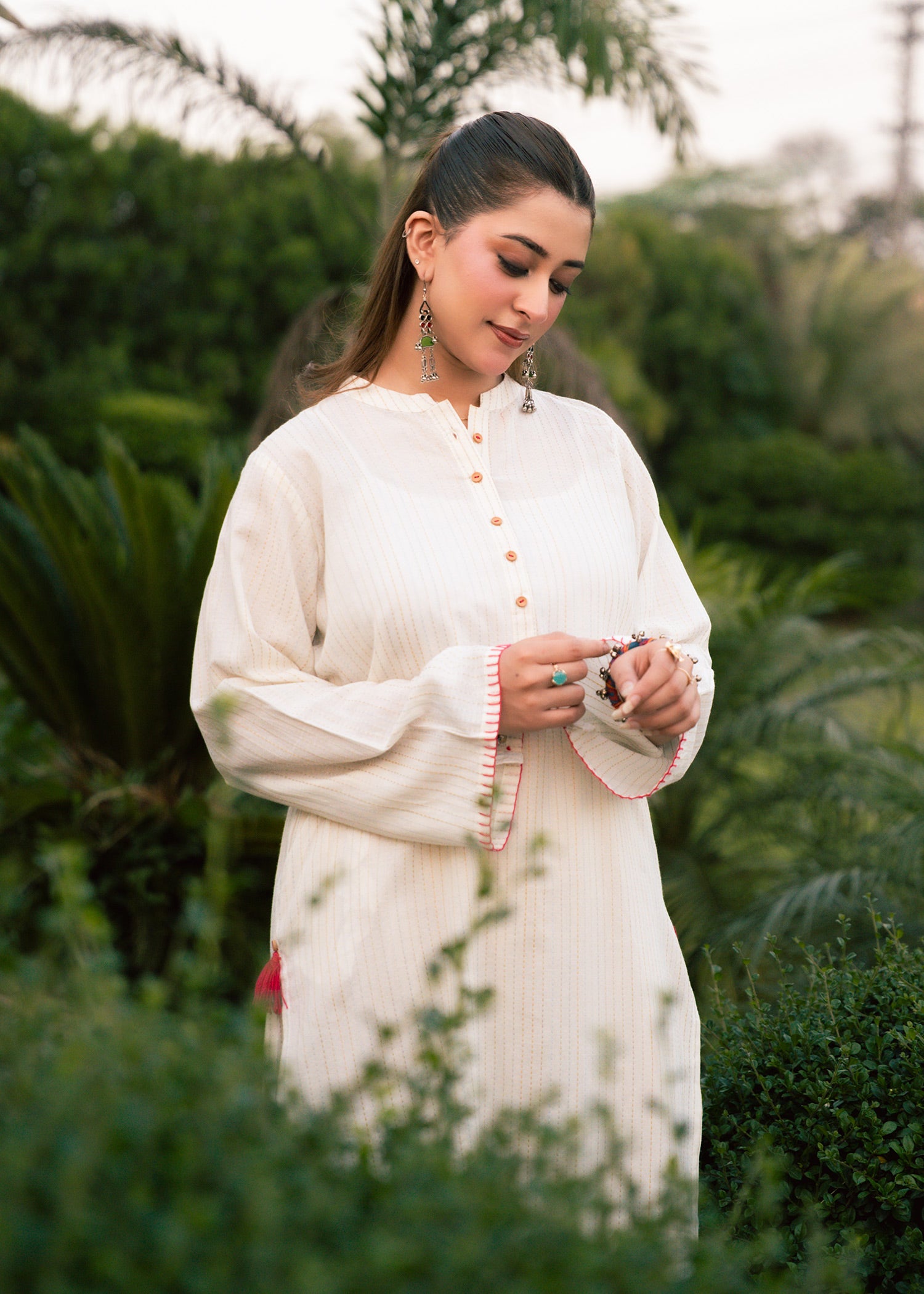 Ivory Grace – Textured Lawn Two-Piece