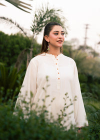 Ivory Grace – Textured Lawn Two-Piece