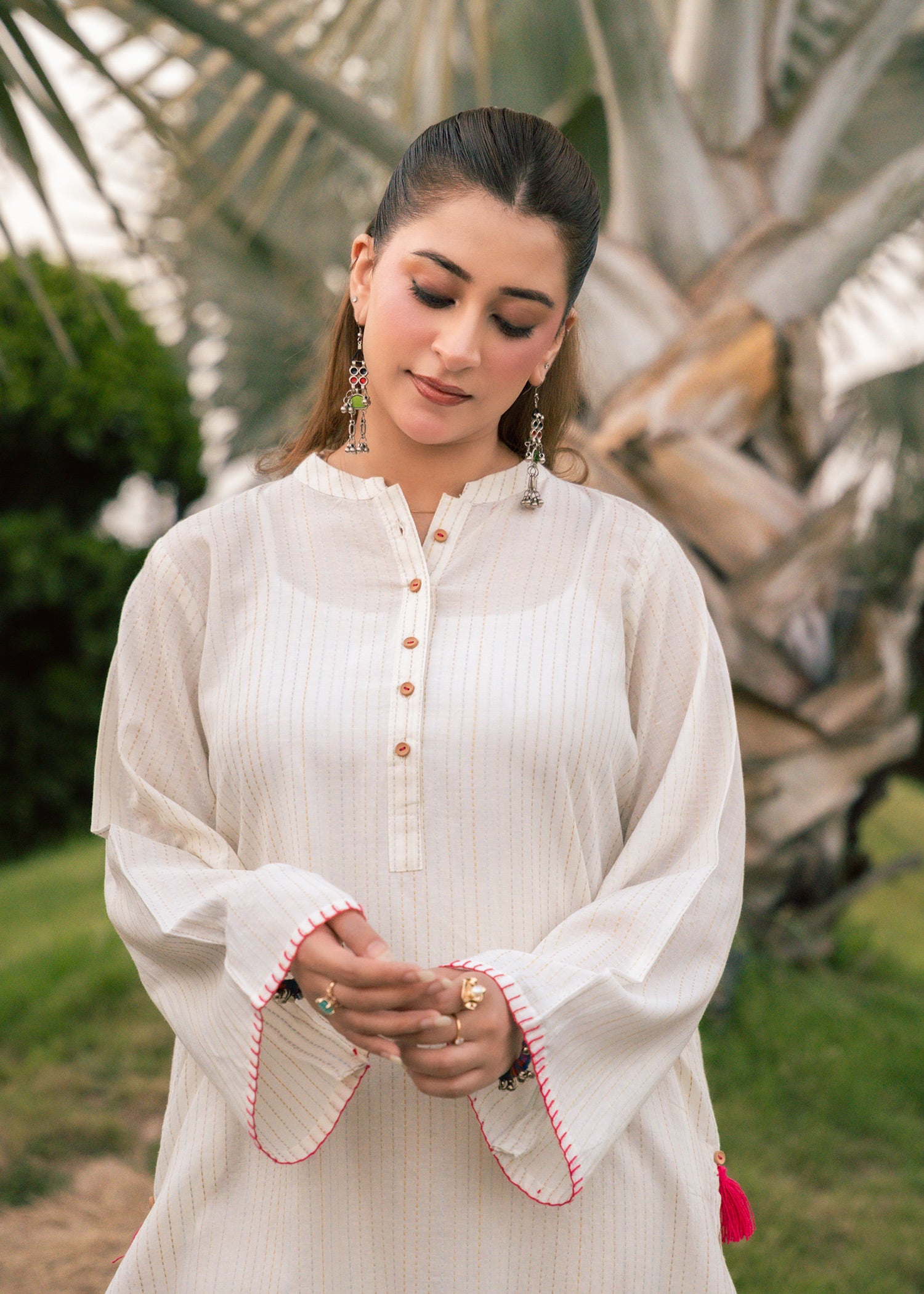 Ivory Grace – Textured Lawn Two-Piece