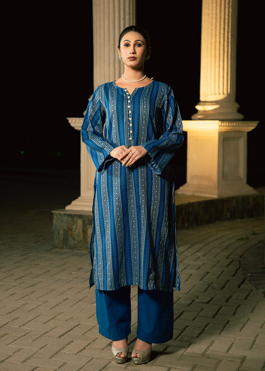 Azure Elegance 2 Piece Suit