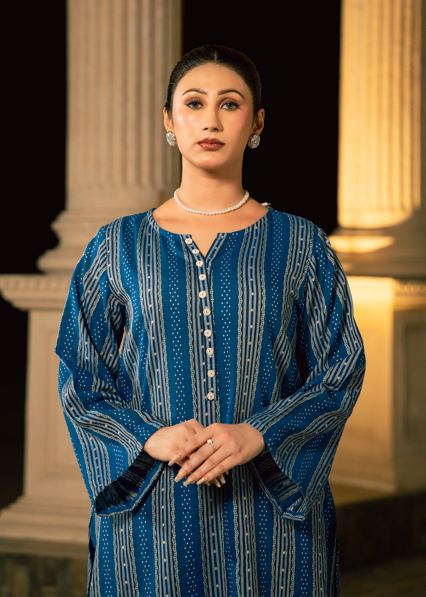 Azure Elegance 2 Piece Suit