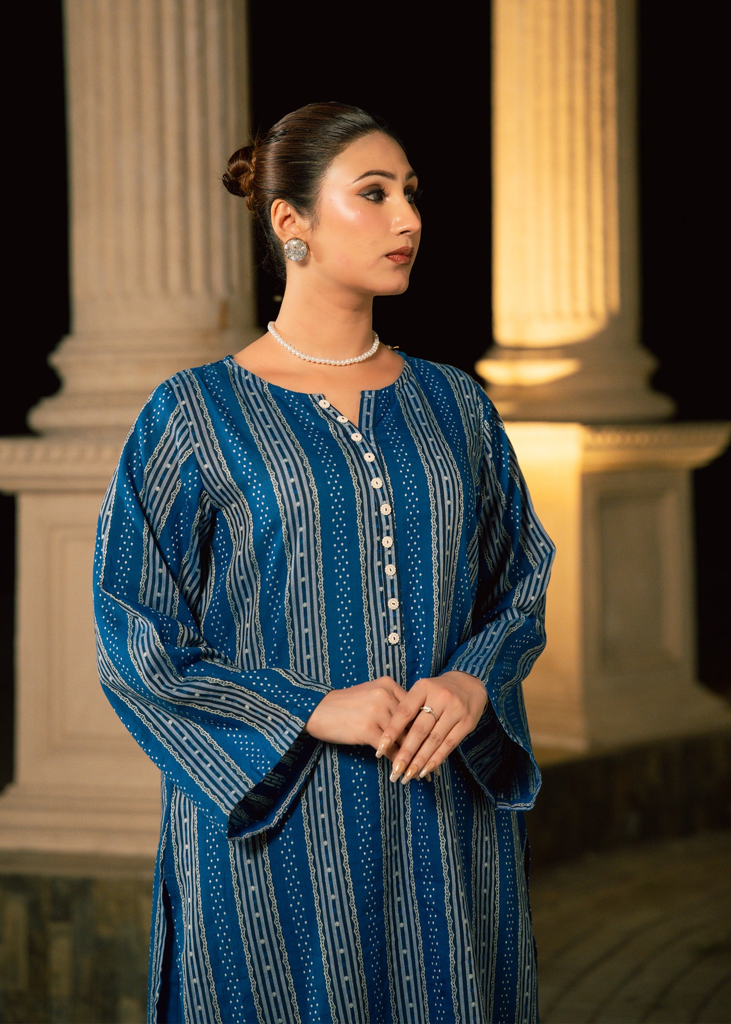 Azure Elegance 2 Piece Suit