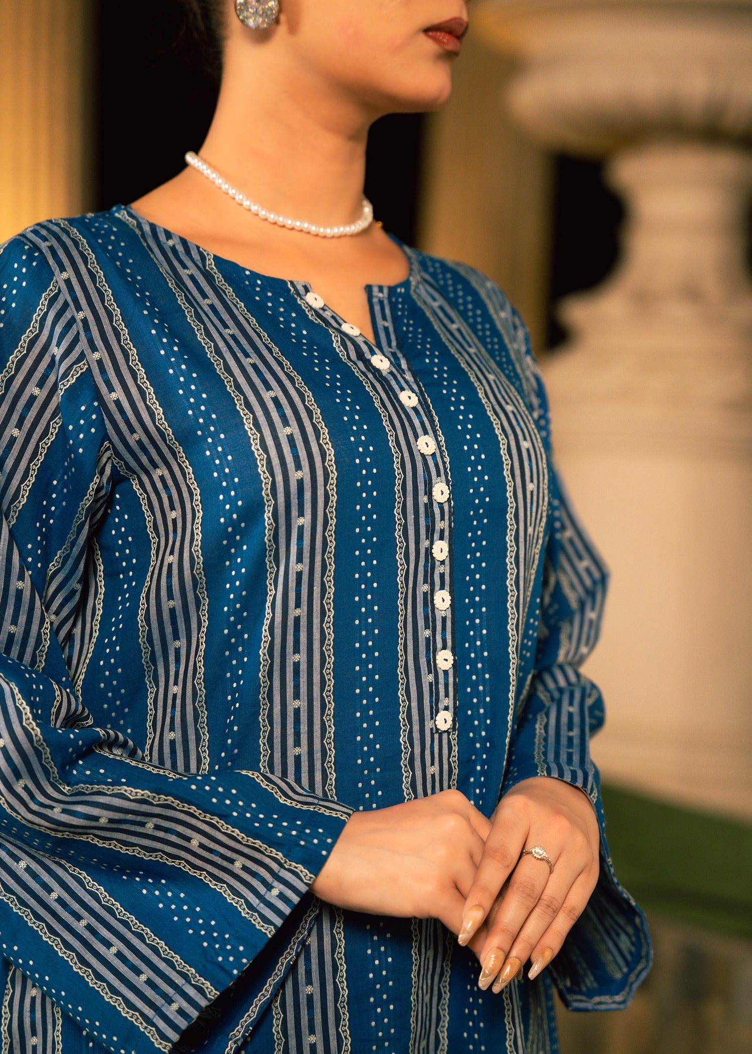 Azure Elegance 2 Piece Suit