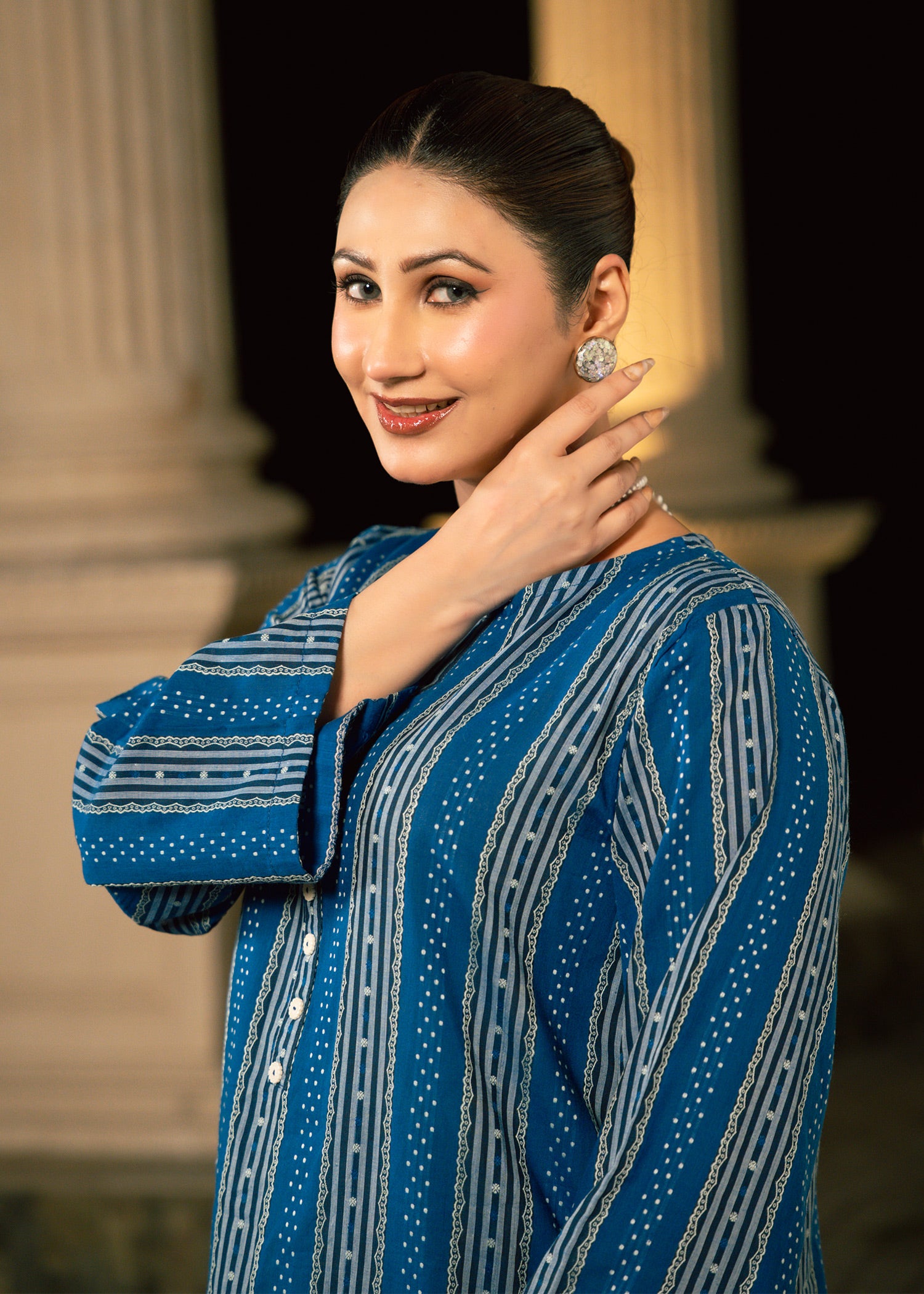 Azure Elegance 2 Piece Suit