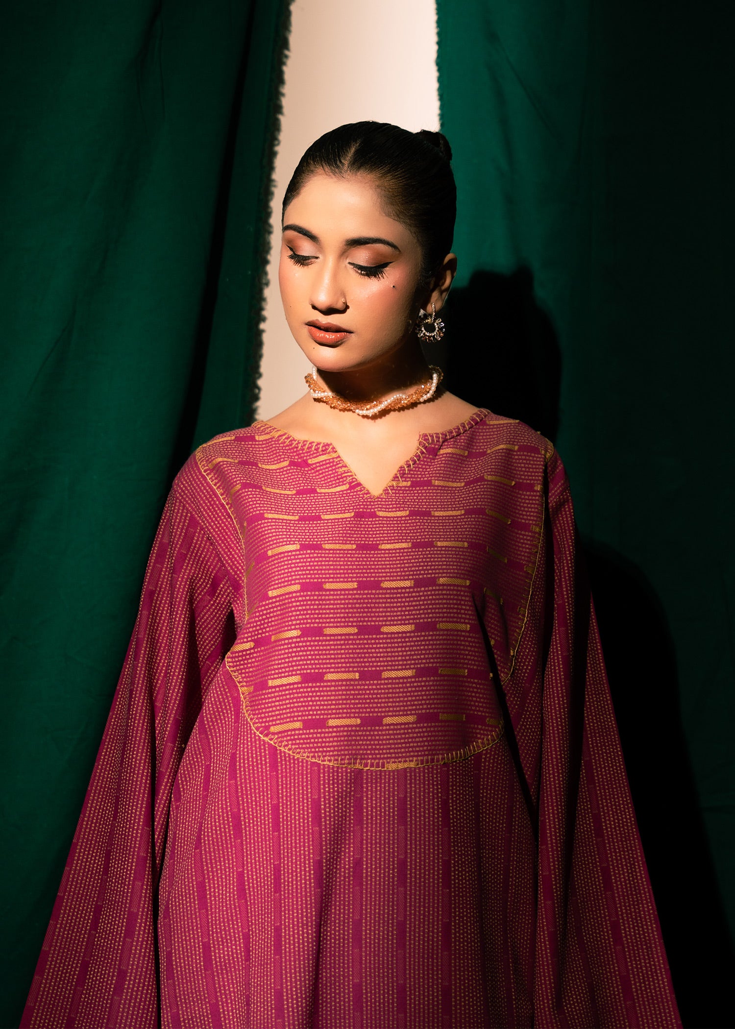 Rani Noor – Handcrafted Jacquard Two-Piece