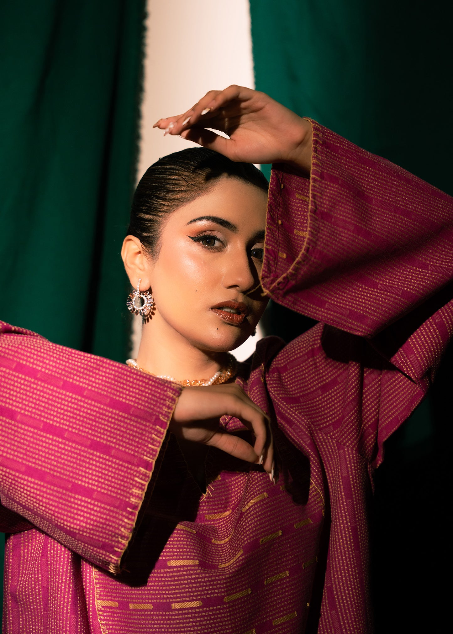 Rani Noor – Handcrafted Jacquard Two-Piece