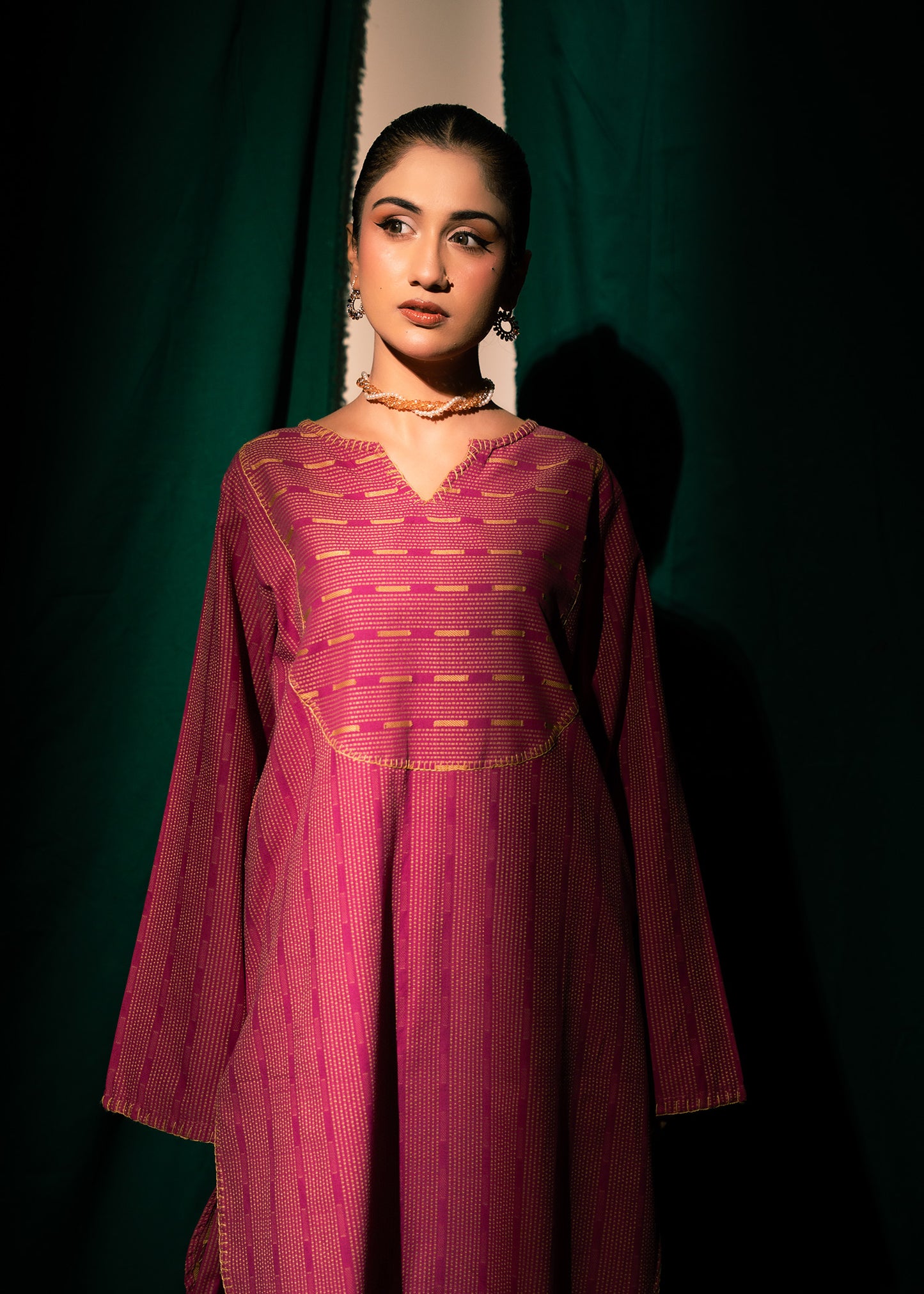 Rani Noor – Handcrafted Jacquard Two-Piece