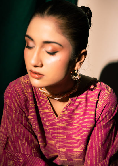 Rani Noor – Handcrafted Jacquard Two-Piece