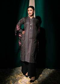 Midnight Stripe Jacquard 3 Piece Suit