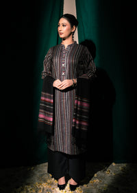 Midnight Stripe Jacquard 3 Piece Suit