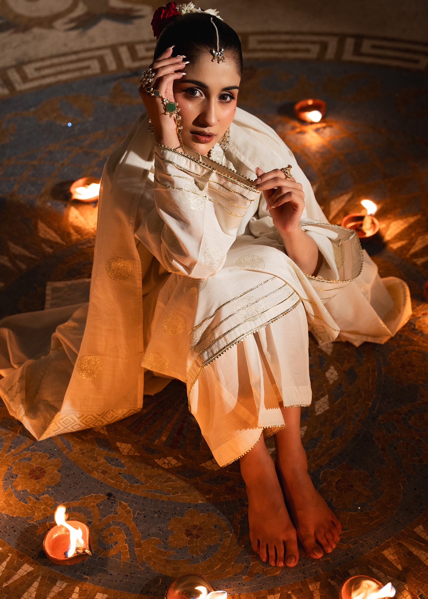 Noor-e-Zar – Luxury Jacquard Three-Piece