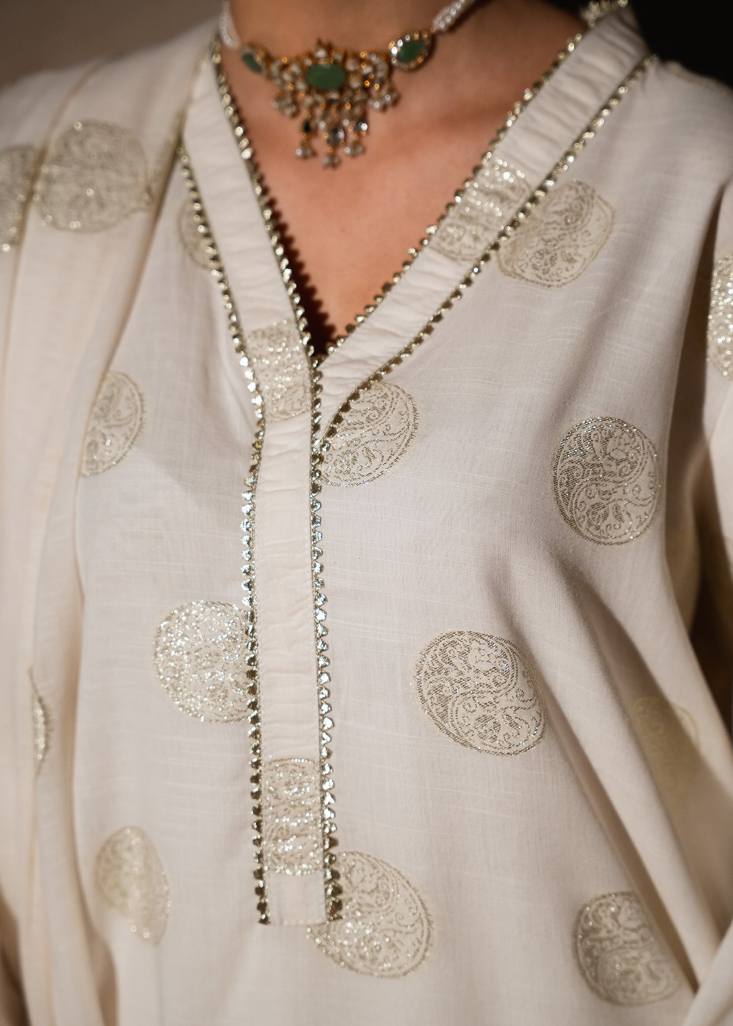 Noor-e-Zar – Luxury Jacquard Three-Piece
