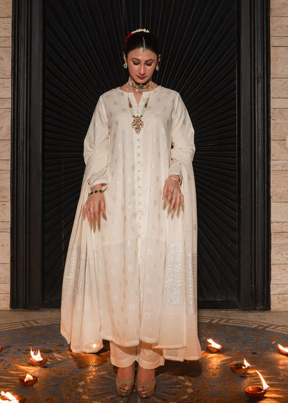 Noor-e-Silver – Regal Jacquard Three-Piece