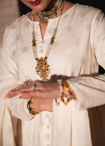 Noor-e-Silver – Regal Jacquard Three-Piece