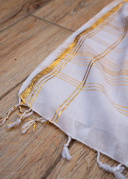 Pristine White Dupatta