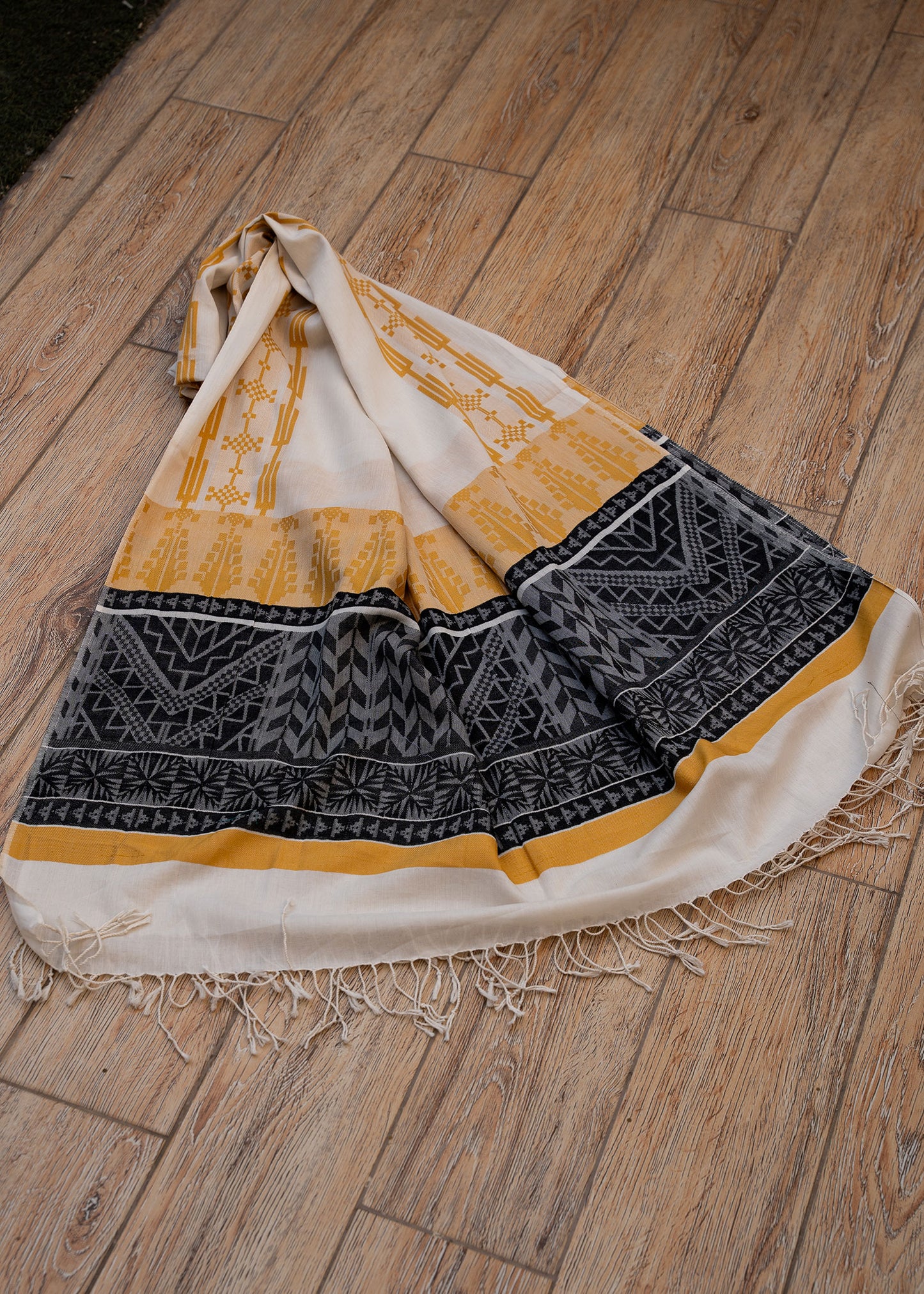 Charcoal Dupatta