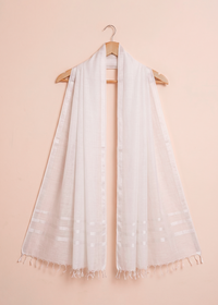 Pearl White Dupatta