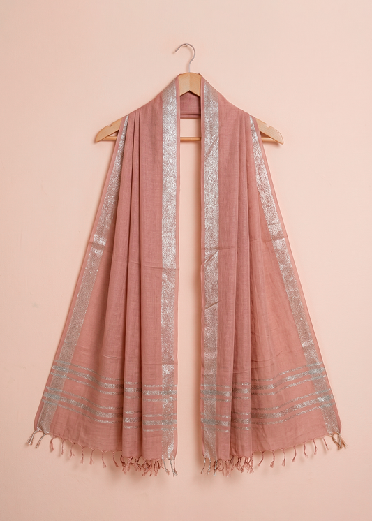Tea Pink  Dupatta