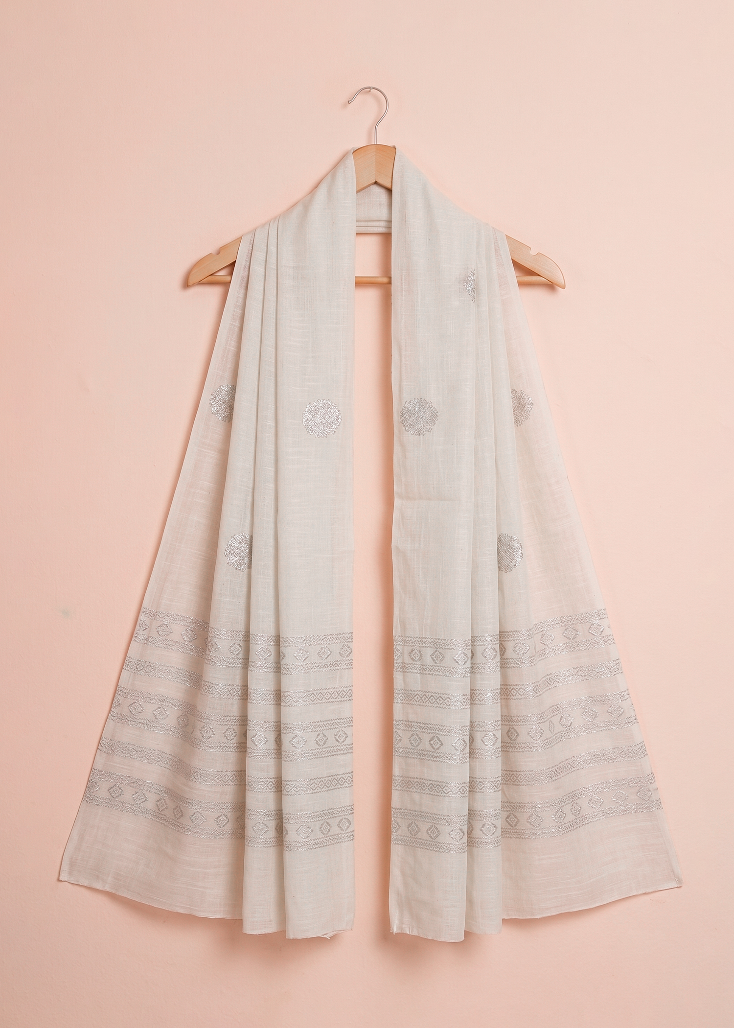 Creamy Off White Dupatta