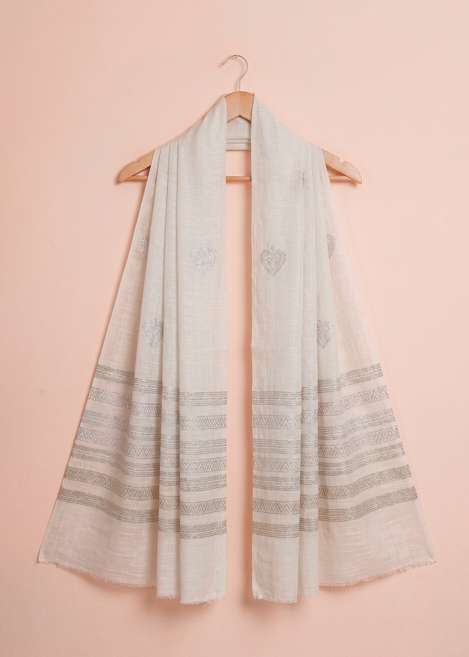 Soft Off White Dupatta