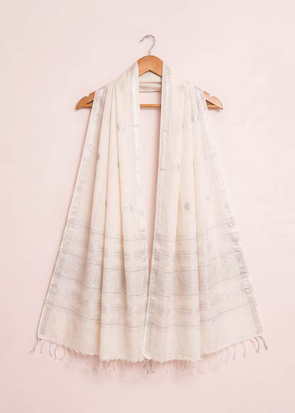 Creamy Ivory Dupatta