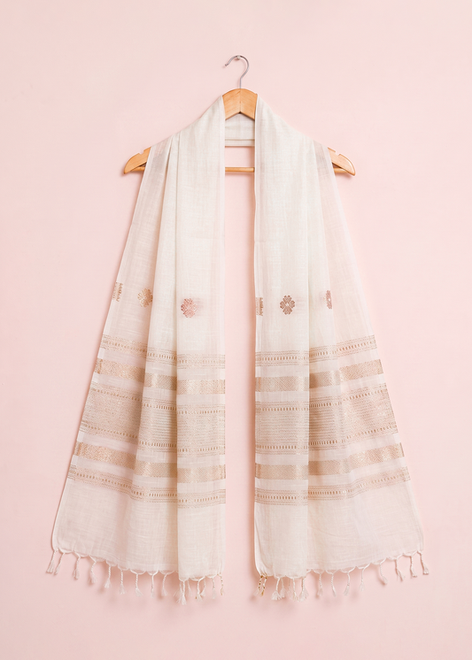 Rose Gold Dupatta