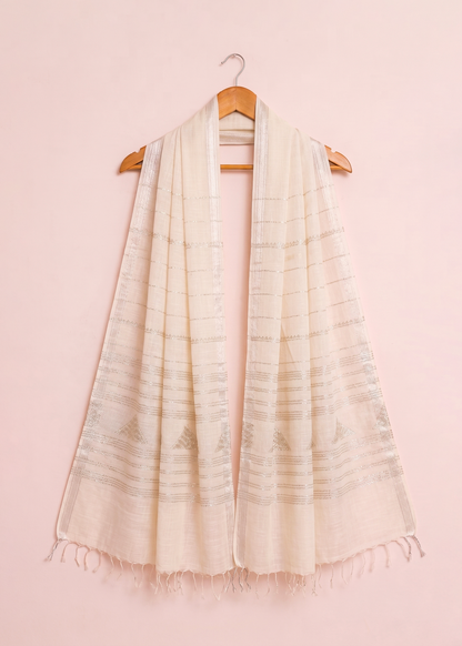 Pearl White Dupatta