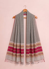 Multi Stripe Black Dupatta