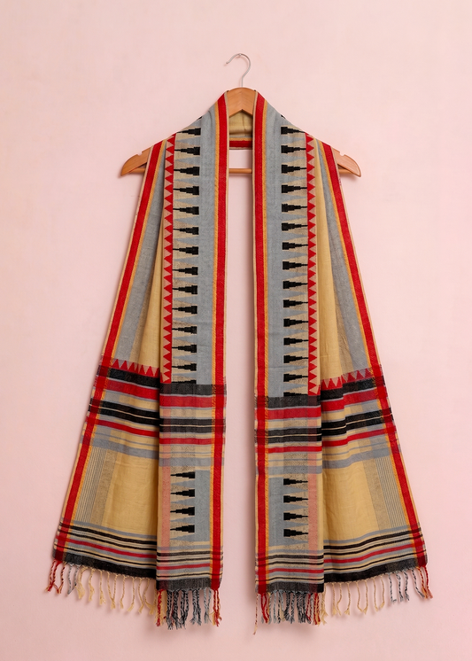 Steel Grey Dupatta