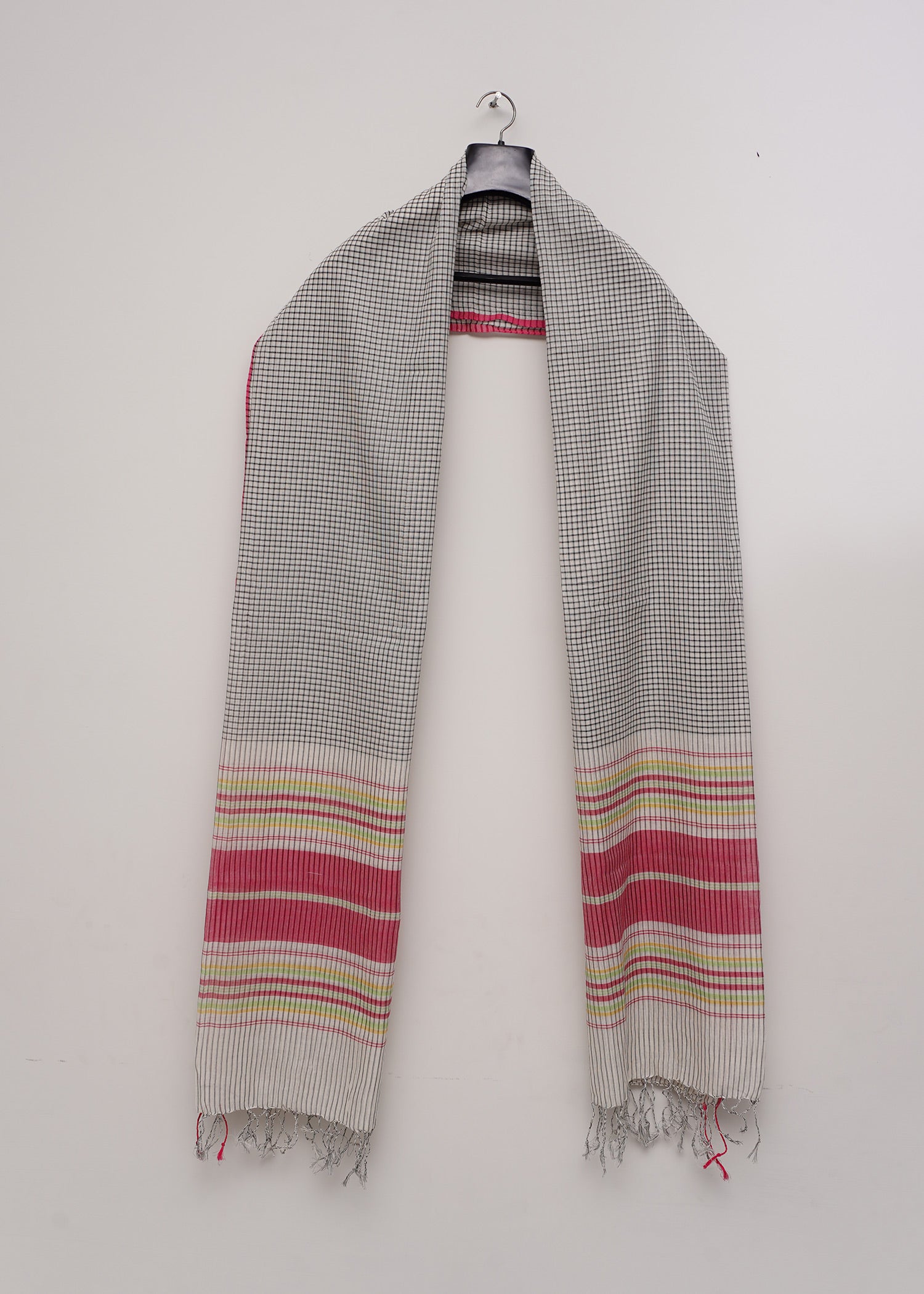 Multi Stripe Black Dupatta