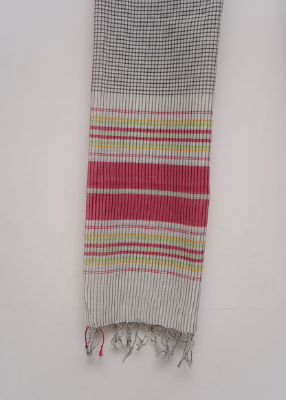 Multi Stripe Black Dupatta