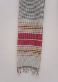 Multi Stripe Black Dupatta