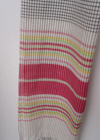 Multi Stripe Black Dupatta